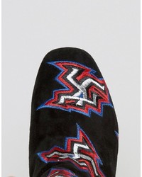 Черные ботильоны с принтом от Kat Maconie