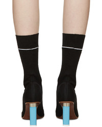 Черные ботильоны от Vetements