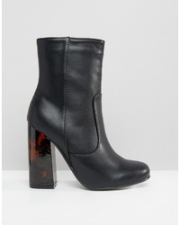 Черные ботильоны от Missguided
