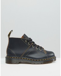 Черные ботильоны от Dr. Martens