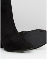 Черные ботильоны от Boohoo