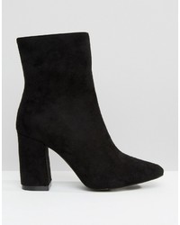 Черные ботильоны от Boohoo