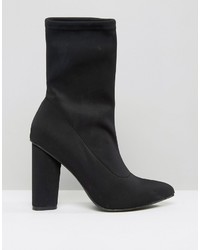 Черные ботильоны от Missguided