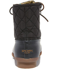 Черные ботильоны от Sperry