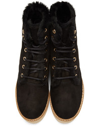 Черные ботильоны от Flamingos