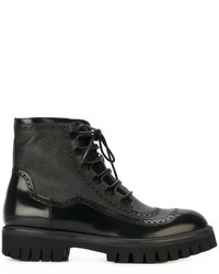 Черные ботинки броги от Dolce & Gabbana
