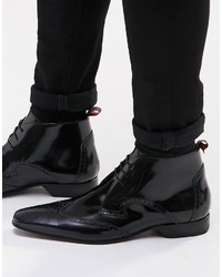 Черные ботинки броги от Jeffery West