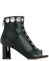 Женские черные ботинки с украшением от Proenza Schouler