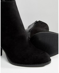 Женские черные ботинки со змеиным рисунком от Oasis