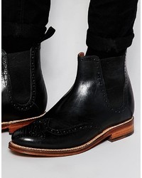Мужские черные ботинки челси от Grenson