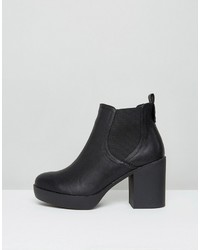 Женские черные ботинки челси от London Rebel