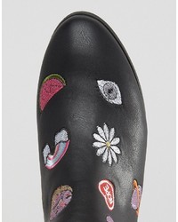 Женские черные ботинки челси от Daisy Street