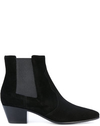 Женские черные ботинки челси от Saint Laurent
