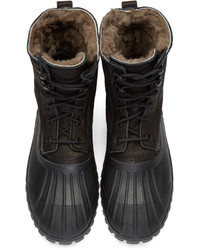 Мужские черные ботинки от Diemme