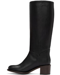 Женские черные ботинки от A.P.C.