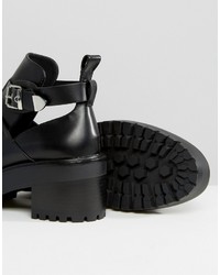 Женские черные ботинки от Pull&Bear