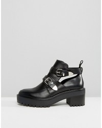 Женские черные ботинки от Pull&Bear