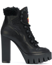 Женские черные ботинки от Dsquared2