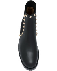Женские черные ботинки от Valentino