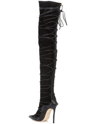 Женские черные ботинки от Dsquared2