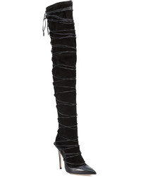 Женские черные ботинки от Dsquared2