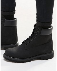Мужские черные ботинки от Timberland