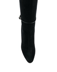 Черные ботфорты на резинке от Giuseppe Zanotti