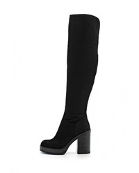 Черные ботфорты от Bata