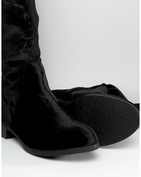 Черные ботфорты от Glamorous