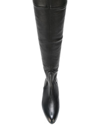 Черные ботфорты от Casadei