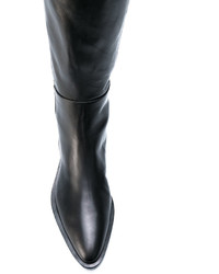 Черные ботфорты от Maison Margiela