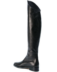 Черные ботфорты от Maison Margiela