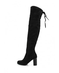 Черные ботфорты от Queen Vivi