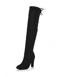 Черные ботфорты от Steve Madden