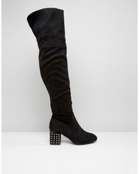 Черные ботфорты от Daisy Street