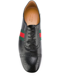 Черные броги от Gucci