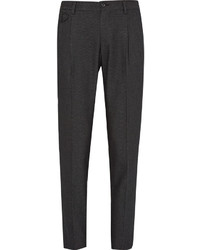 Мужские черные брюки в горошек от Dolce & Gabbana