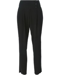 Женские черные брюки-галифе от Armani Collezioni