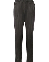 Женские черные брюки-галифе от Clu