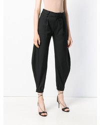 Женские черные брюки-галифе от Chloé