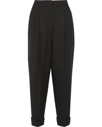 Женские черные брюки-галифе от Dolce & Gabbana