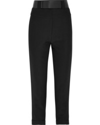 Женские черные брюки-галифе от Donna Karan