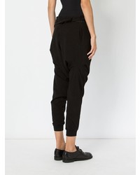 Женские черные брюки-галифе от Aganovich