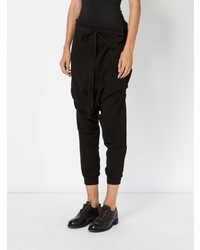 Женские черные брюки-галифе от Aganovich