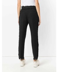 Женские черные брюки-галифе от MSGM