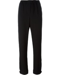Женские черные брюки-галифе от Lanvin