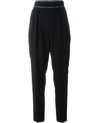 Женские черные брюки-галифе от Max Mara