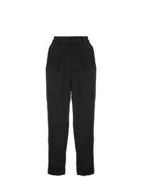 Женские черные брюки-галифе от MM6 MAISON MARGIELA