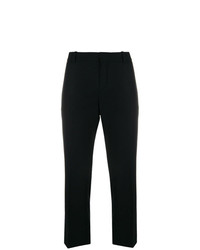 Женские черные брюки-галифе от Saint Laurent
