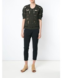 Женские черные брюки-галифе от Gloria Coelho